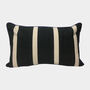 Monochrome Striped Cushion, thumbnail 1 of 5