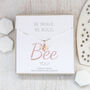 Silver Rose Gold Bee Necklace – Bee You, thumbnail 1 of 4