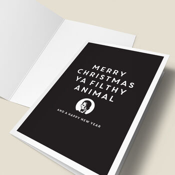 'Filthy Animal' Home Alone Christmas Card, 5 of 6
