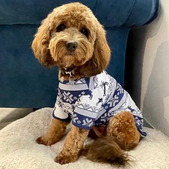 Matching Family Christmas Pyjamas In Navy | Christmas Eve P Js For The Whole Family, 5 of 9