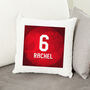 Personalised England Cushion Cover, thumbnail 1 of 3