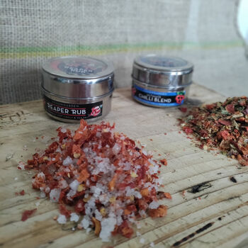 Chilli Flakes And Rubs Cooking Gift Carolina Reaper Dehydrated Chilli Peppers Chili Blend Gift, 3 of 7