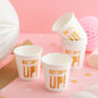 Bottoms Up! Paper Party Shot Cups, thumbnail 1 of 3