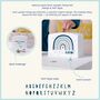Personalised Modern Blue Rainbow Money Pot Piggy Bank, thumbnail 10 of 10