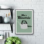 She's Electric Kitchen Print, thumbnail 4 of 5