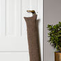 Luxury Wool Effect Door Draught Excluder Antique Brown, thumbnail 2 of 5