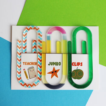 Teacher Jumbo Paperclip Set, 6 of 6