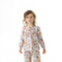 Girls Forest Friends Cotton Pyjama Set, thumbnail 3 of 6