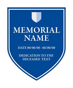 Blue Memorial Plaque, 5 of 9