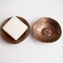 Handmade Small/Large Gold Pottery Soap Dish, thumbnail 6 of 7