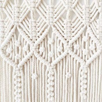 Pack Of Three Storm Macrame Wall Hanging Tapestry, 6 of 6
