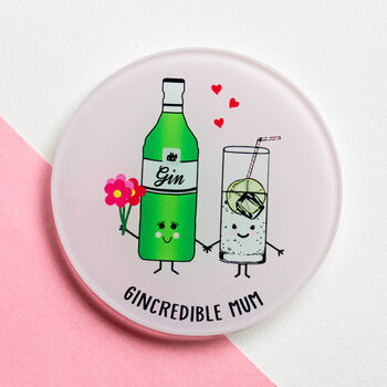 Funny Gin Coaster For Mum, 3 of 5