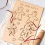 Personalised Gingerbread Family Pop Out Decorations, thumbnail 1 of 6