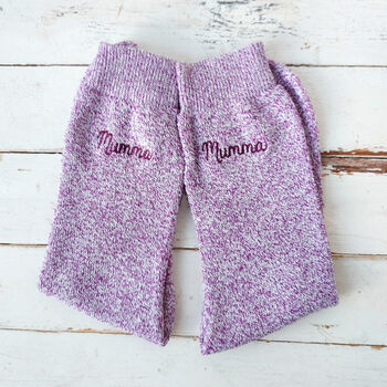 Personalised Women's Walking Boot Socks, 3 of 5