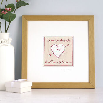 Personalised Cupids Arrow Engagement Card, 4 of 9