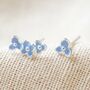 Enamel Flower Earrings, thumbnail 10 of 10