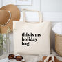 This Is My Beach, Holiday, Pool Tote Travel Bag, thumbnail 4 of 6