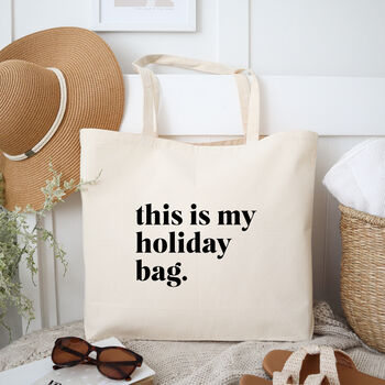 This Is My Beach, Holiday, Pool Tote Travel Bag, 4 of 6