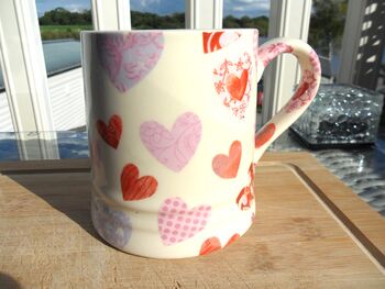 Tankard Mug In Patchwork Heart Design, 8 of 8
