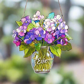 Birth Flower Suncatcher, 12 of 12