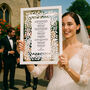 Personalised Wedding Reading Poem Papercut, thumbnail 1 of 8