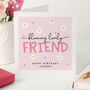 Daisy Birthday Card Design For Friend, thumbnail 1 of 4