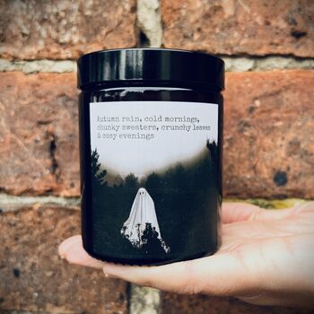 Spooky Halloween Cosy Autumnal Candle, 2 of 5