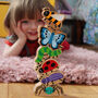 Set Of Six Wooden Toy Stackable Insects, thumbnail 1 of 4