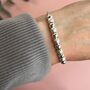 Silver Plated Anxiety Fidget Bracelet Adjustable, thumbnail 2 of 5