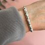 Silver Plated Anxiety Fidget Bracelet Adjustable Christmas Gift, thumbnail 3 of 6