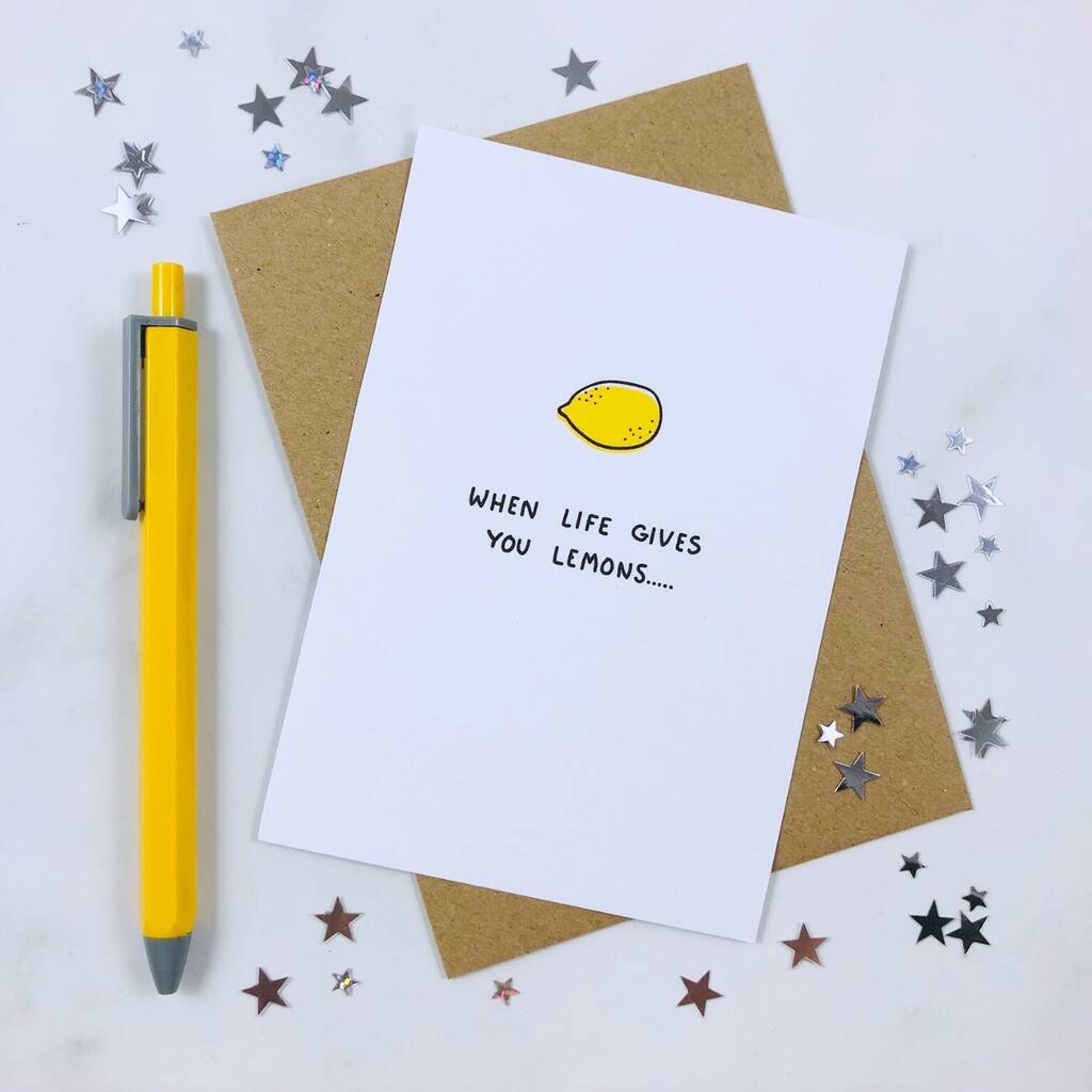 'When Life Gives You Lemons…' Card By momo+boo