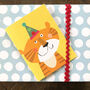 Mini Tiger Greetings Card, thumbnail 1 of 5