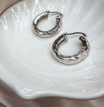 Chateau Hoops Sterling Silver, 7 of 11