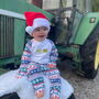 Vintage Tractor Christmas Pyjamas, thumbnail 2 of 3