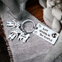 Best Daddy In The World Personalised Keyring, thumbnail 1 of 6