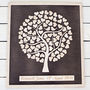 Love Birds Personalised Tree Wedding Guest Book, thumbnail 3 of 3
