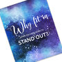 'Born To Stand Out' Motivational Typography Print, thumbnail 8 of 8