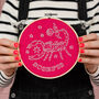Scorpio Zodiac Embroidery Hoop Kit, thumbnail 1 of 5