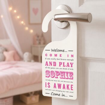 Personalised Baby Door Hanger, 7 of 12