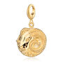 Gold Plated Aries Zodiac Necklace, thumbnail 4 of 7