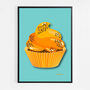 Orange Cupcake Print, thumbnail 3 of 6