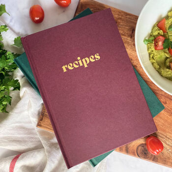 Recipe Journal With Personalisation, 2 of 10