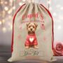 Personalised Dog Valentine Love Heart Sack, thumbnail 11 of 12