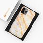 Creme Onyx Marble Case For iPhone, thumbnail 1 of 4