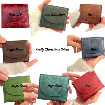 Personalised Women's Rfid Leather Wallet Christmas Gift For Her, 12 of 12