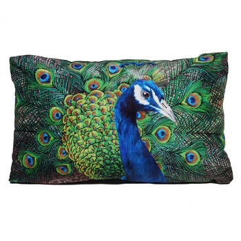 Peacock Cushion, 2 of 5