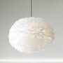 White Feather Lampshade, thumbnail 3 of 12