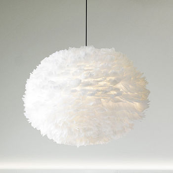 White Feather Lampshade, 3 of 12