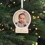 Personalised Photo Snow Globe Christmas Bauble, thumbnail 5 of 9