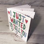 Personalised Will You Marry Me Christmas Book Card, thumbnail 3 of 7